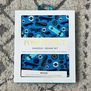 Posh Peanut Swaddle and Beanie